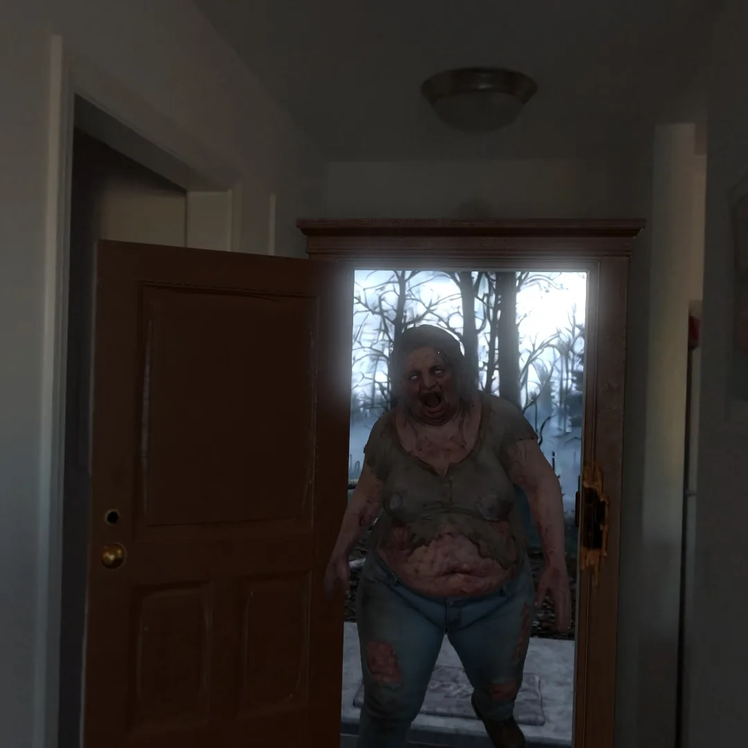 Mrs. Dempsey doorway encounter
